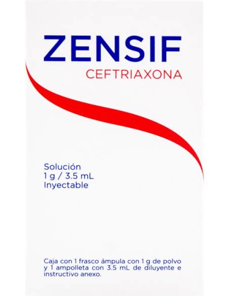 Zensif I.M Sol. Iny 1 g Amp. 3.5 mL .